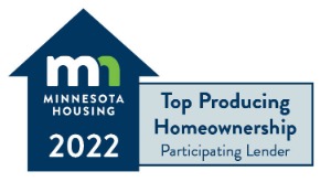 Minnesota Housing 2022 Top Producing Homeownership Participating Lender