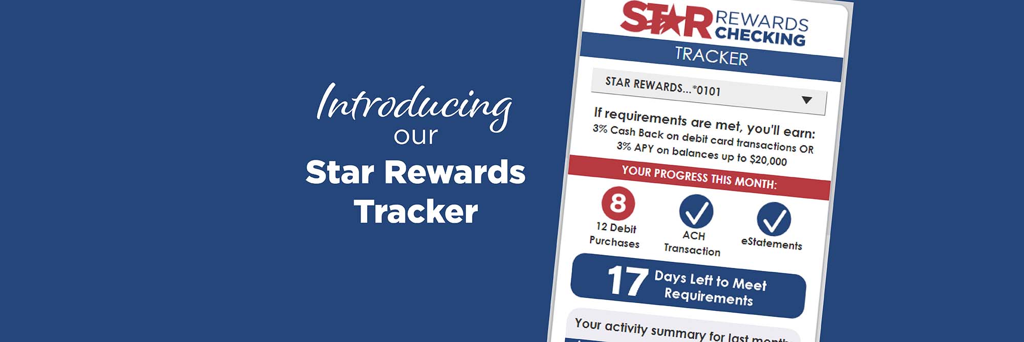 Introducing our Star Rewards Tracker